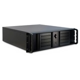 Inter-Tech 3U-3098-S Supporto Nero, Server case Nero, Supporto, Server, Nero, ATX, micro ATX, uATX, Mini-ITX, Acciaio, 3U