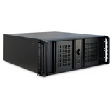 Inter-Tech 4U-4098-S Supporto Nero, Server case Nero, Supporto, Server, Nero, ATX, micro ATX, uATX, Mini-ITX, Acciaio, 4U