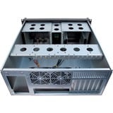Inter-Tech 4U-4098-S Supporto Nero, Server case Nero, Supporto, Server, Nero, ATX, micro ATX, uATX, Mini-ITX, Acciaio, 4U