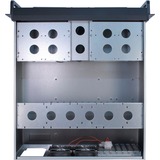 Inter-Tech 4U-4098-S Supporto Nero, Server case Nero, Supporto, Server, Nero, ATX, micro ATX, uATX, Mini-ITX, Acciaio, 4U