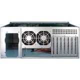 Inter-Tech 4U-4408 Supporto Nero, Argento, Server case Nero, Supporto, Server, Nero, Argento, ATX, EATX, EEB, Mini-ITX, uATX, Acciaio, 4U