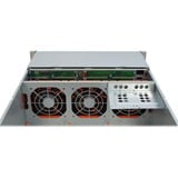 Inter-Tech 4U-4424 Supporto Nero, Argento, Server case Nero, Supporto, Server, Nero, Argento, ATX, EATX, EEB, Mini-ITX, uATX, Metallo, 4U