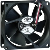 Inter-Tech 88885181 sistema di raffreddamento per computer Case per computer Ventilatore 8 cm Nero, Ventola Nero, Ventilatore, 8 cm, 27,2 dB, 45,15 pdc/min, Nero