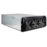 Inter-Tech 88887236 computer case Supporto Nero, Grigio, Server case Nero, Supporto, Server, Nero, Grigio, ATX, micro ATX, Mini-ITX, Acciaio, 4U