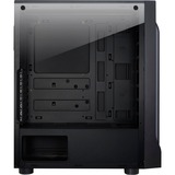 Inter-Tech A-3411 Creek Tower Nero, Chassis Tower Nero, Tower, PC, Nero, ATX, ITX, micro ATX, Blu, Verde, Rosso, Frontale