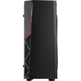 Inter-Tech B-02 RGB Tower Nero, Chassis Tower Nero, Tower, PC, Nero, ATX, micro ATX, Acrilico, Blu, Verde, Rosso