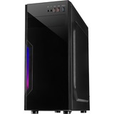 Inter-Tech B-42 RGB Tower Nero, Chassis Tower Nero, Tower, PC, Nero, ATX, uATX, Metallo, Giocare