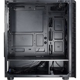 Inter-Tech CXC2 Tower Nero, Chassis Tower Nero, Tower, PC, Nero, ATX, ITX, micro ATX, Vetro temperato, Blu