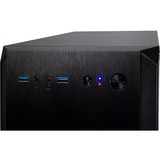 Inter-Tech H-606 Micro Tower Nero, Chassis Tower Nero, Micro Tower, PC, Nero, 15 cm, 32 cm, Fondo
