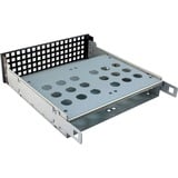 Inter-Tech IPC 1U-10248 Supporto Nero, Server case Nero, Supporto, Server, Nero, ATX, micro ATX, Mini-ITX, Acciaio, HDD, Rete, Potenza