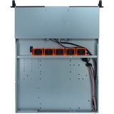 Inter-Tech IPC 1U-10255 Supporto Nero, Server case Nero, Supporto, Server, Nero, ATX, EATX, EEB, Acciaio, HDD, Rete, Potenza