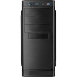 Inter-Tech IT-5905 Midi Tower Nero, Chassis Tower Nero, Midi Tower, PC, Nero, ATX, micro ATX, Casa/ufficio, 35,5 cm