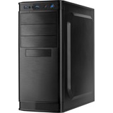 Inter-Tech IT-5905 Midi Tower Nero, Chassis Tower Nero, Midi Tower, PC, Nero, ATX, micro ATX, Casa/ufficio, 35,5 cm