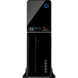 Inter-Tech IT-607 Desktop Nero, Chassis Tower Nero, Desktop, PC, Nero, micro ATX, Mini-ITX, 1x 80 mm, 80 mm