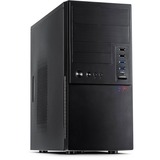 Inter-Tech IT-6865 Micro Tower Nero, Chassis Tower Nero, Micro Tower, PC, Nero, 14 cm, 34 cm, CE