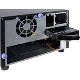 Inter-Tech SC-2100 Small Form Factor (SFF) Nero, Alloggio a cubo Nero, Small Form Factor (SFF), PC, Nero, Mini-ITX, Acciaio, Attività, Allarme, HDD, Rete, Potenza