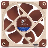 Noctua NF-A8 Case per computer Ventilatore 8 cm Beige, Marrone, Ventola Ventilatore, 8 cm, 450 Giri/min, 2200 Giri/min, 17,7 dB, 55,5 m³/h