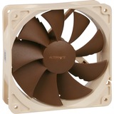 Noctua NF-P12 Processore Ventilatore 12 cm Beige, Marrone, Ventola Ventilatore, 12 cm, 900 Giri/min, 1300 Giri/min, 19,8 dB, 92,3 m³/h, Vendita al dettaglio
