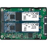 QNAP QDA-A2MAR contenitore di unità di archiviazione Box esterno SSD Nero M.2, Telaio di montaggio Nero, Box esterno SSD, M.2, M.2, 6 Gbit/s, Nero