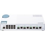 QNAP QSW-M408-4C switch di rete Gestito L2 Gigabit Ethernet (10/100/1000) Bianco, Interruttore bianco, Gestito, L2, Gigabit Ethernet (10/100/1000), Full duplex