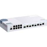 QNAP QSW-M408-4C switch di rete Gestito L2 Gigabit Ethernet (10/100/1000) Bianco, Interruttore bianco, Gestito, L2, Gigabit Ethernet (10/100/1000), Full duplex