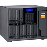 QNAP TL-D1600S contenitore di unità di archiviazione Box esterno HDD/SSD Nero, Grigio 2.5/3.5", Disk enclosure Nero, Box esterno HDD/SSD, 2.5/3.5", Seriale ATA II, Serial ATA III, 6 Gbit/s, Hot-swap, Nero, Grigio