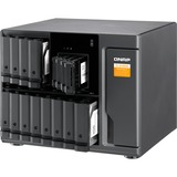 QNAP TL-D1600S contenitore di unità di archiviazione Box esterno HDD/SSD Nero, Grigio 2.5/3.5", Disk enclosure Nero, Box esterno HDD/SSD, 2.5/3.5", Seriale ATA II, Serial ATA III, 6 Gbit/s, Hot-swap, Nero, Grigio
