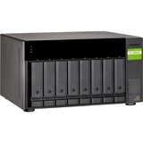 QNAP TL-D800C contenitore di unità di archiviazione Box esterno HDD/SSD Nero, Grigio 2.5/3.5", Disk enclosure Nero, Box esterno HDD/SSD, 2.5/3.5", Seriale ATA II, Serial ATA III, 6 Gbit/s, Hot-swap, Nero, Grigio