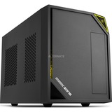 Sharkoon SHARK ZONE C10 Nero, Giallo, Chassis Tower Nero, PC, Nero, Giallo, Mini-ITX, Metallo, Giocare, 15 cm
