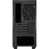 Sharkoon V1000 Mini-Tower, Case PC, Chassis Tower Nero, Metallo, Nero, Micro ATX,Mini-ITX, 15,5 cm