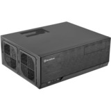 SilverStone GD09B-C HTPC Nero, Case HTPC Nero, HTPC, PC, Nero, ATX, micro ATX, SSI CEB, Alluminio, Plastica, Acciaio, 13,8 cm