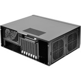 SilverStone GD09B-C HTPC Nero, Case HTPC Nero, HTPC, PC, Nero, ATX, micro ATX, SSI CEB, Alluminio, Plastica, Acciaio, 13,8 cm