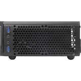 SilverStone ML05 HTPC Nero, Case HTPC Nero, HTPC, PC, Nero, Mini-ITX, Metallo, Casa/ufficio