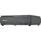 SilverStone ML07 vane portacomputer HTPC Nero, Case HTPC Nero, HTPC, PC, Plastica, Acciaio, Mini-DTX, Mini-ITX, Nero, Fondo