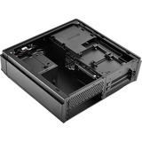 SilverStone ML07 vane portacomputer HTPC Nero, Case HTPC Nero, HTPC, PC, Plastica, Acciaio, Mini-DTX, Mini-ITX, Nero, Fondo