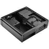 SilverStone ML07 vane portacomputer HTPC Nero, Case HTPC Nero, HTPC, PC, Plastica, Acciaio, Mini-DTX, Mini-ITX, Nero, Fondo