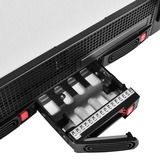 SilverStone RM21-304 Supporto Bianco, Enclosure per rack Nero, Supporto, Server, Bianco, micro ATX, Mini-ITX, Metallo, 2U