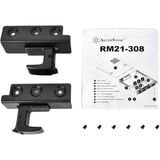 SilverStone RM21-308, Enclosure per rack Nero