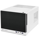 SilverStone SG13 Mini Tower Nero, Bianco, Alloggio a cubo bianco/Nero, Mini Tower, PC, Nero, Bianco, Mini-ATX, Mini-DTX, Plastica, Acciaio, 6,1 cm