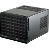 SilverStone SG13 Mini Tower Nero, Chassis Tower Nero, Mini Tower, PC, Nero, Mini-DTX, Mini-ITX, Plastica, Acciaio, 2.5,3.5"