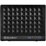 SilverStone SG13 Mini Tower Nero, Chassis Tower Nero, Mini Tower, PC, Nero, Mini-DTX, Mini-ITX, Plastica, Acciaio, 2.5,3.5"