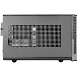 SilverStone SG13 Mini Tower Nero, Chassis Tower Nero, Mini Tower, PC, Nero, Mini-DTX, Mini-ITX, Plastica, Acciaio, 2.5,3.5"