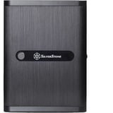 SilverStone SST-DS380B computer case Nero, Chassis Tower Nero, Nero, Alluminio, Acciaio inossidabile, 211 mm, 360 mm, 285 mm, 12 cm