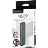 SilverStone SST-MS09S USB 3.1, Disk enclosure argento