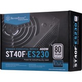 SilverStone ST40F-ES230 alimentatore per computer 400 W 20-pin ATX ATX Nero, Alimentatore PC Nero, 400 W, 180 - 264 V, 47 - 63 Hz, 3 A, Attivo, 100 W