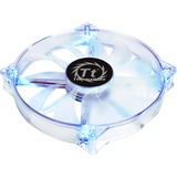 Thermaltake Pure 20 LED Case per computer Ventilatore 20 cm Trasparente, Ventola trasparente, Ventilatore, 20 cm, 800 Giri/min, 28,2 dB, 129,639 pdc/min, Trasparente
