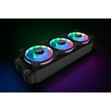 Thermaltake Riing Duo 12 RGB Premium Edition Case per computer Ventilatore 12 cm Nero, Ventola Nero, Ventilatore, 12 cm, 500 Giri/min, 1500 Giri/min, 23,9 dB, 42,45 pdc/min