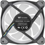 Thermaltake Riing Duo 12 RGB Premium Edition Case per computer Ventilatore 12 cm Nero, Ventola Nero, Ventilatore, 12 cm, 500 Giri/min, 1500 Giri/min, 23,9 dB, 42,45 pdc/min