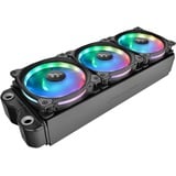 Thermaltake Riing Duo 12 RGB Premium Edition Case per computer Ventilatore 12 cm Nero, Ventola Nero, Ventilatore, 12 cm, 500 Giri/min, 1500 Giri/min, 23,9 dB, 42,45 pdc/min
