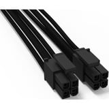 be quiet! CC-4420 0,45 m, Cavo Nero, 8-pin(4+4) EPS12V, 8-pin(4+4) EPS12V, 0,45 m, Maschio, Maschio, Dritto